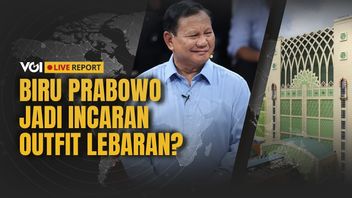 VIDEO: Busana Lebaran Warna 'Biru Prabowo' Jadi Incaran di Pasar Tanah Abang?