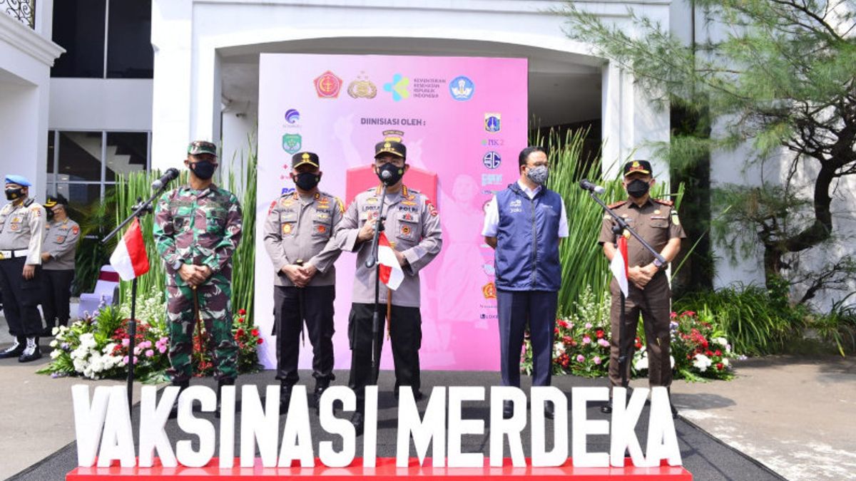 メトロジャヤ警察はインドネシアで最高のジャカルタ予防接種を主張し、WHOの紹介によると群れの免疫を達成 