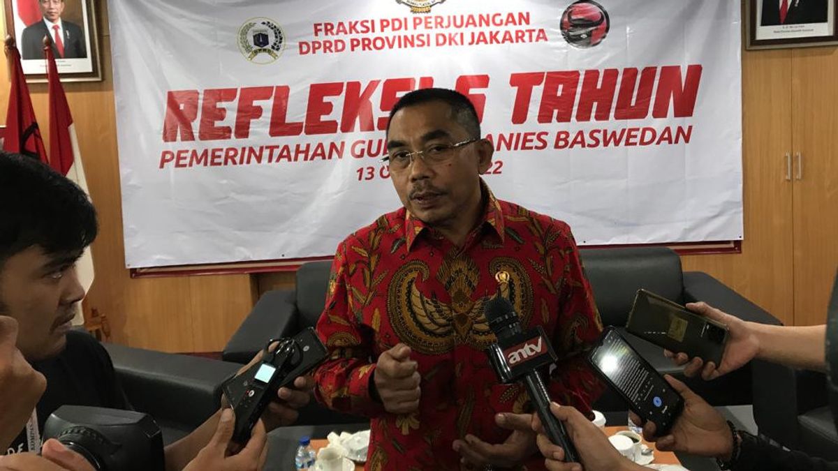 Anies Often Official Programs That Are Not Over Ahead Of Lengser, PDIP: He Don't Want To Be Claimed By Others