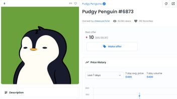 NFT Pudgy Penguins Terjual 400 ETH, Setara Rp8,9 Miliar!