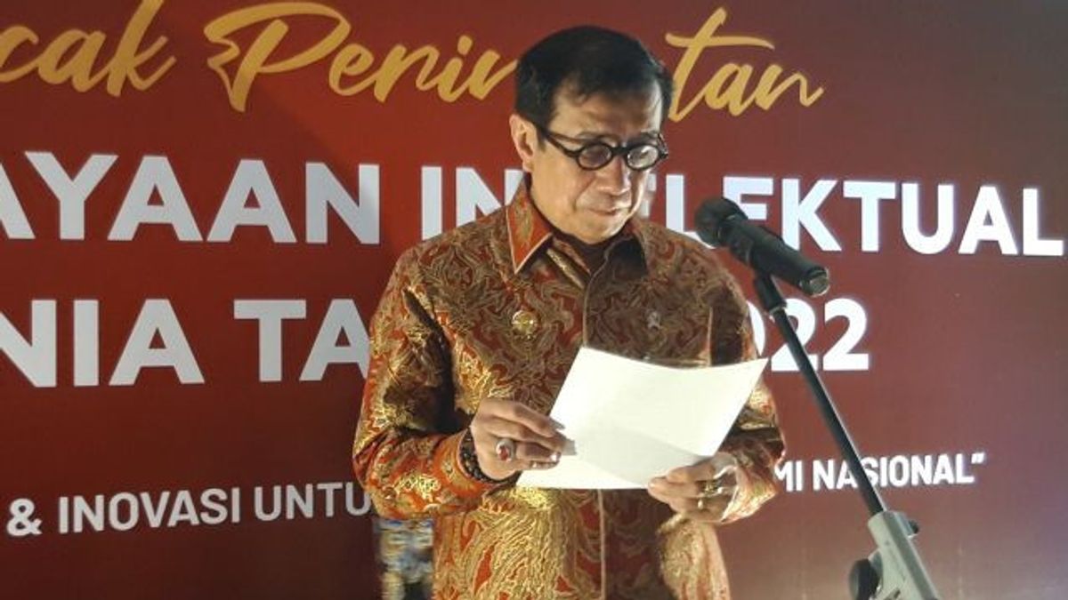 Tell Indonesian Mime Artists Abroad But Not Registered Intellectual Property, Menkumham Yasonna: Register Immediately