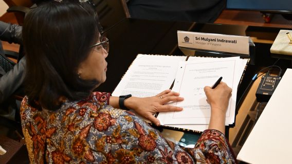 Strengthening Global Tax Cooperation, Sri Mulyani Signs MLI STTR