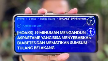Berita Hoaks Soal Aspartam Muncul Terus, Ini yang Dipahami Konsumen