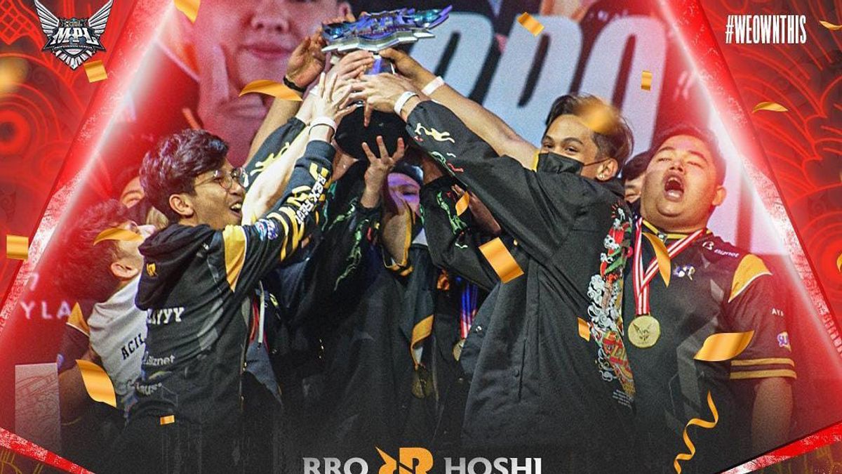 Beating ONIC With A Score Of 4-1, RRQ Hoshi Wins MPL ID Season 9 Champion