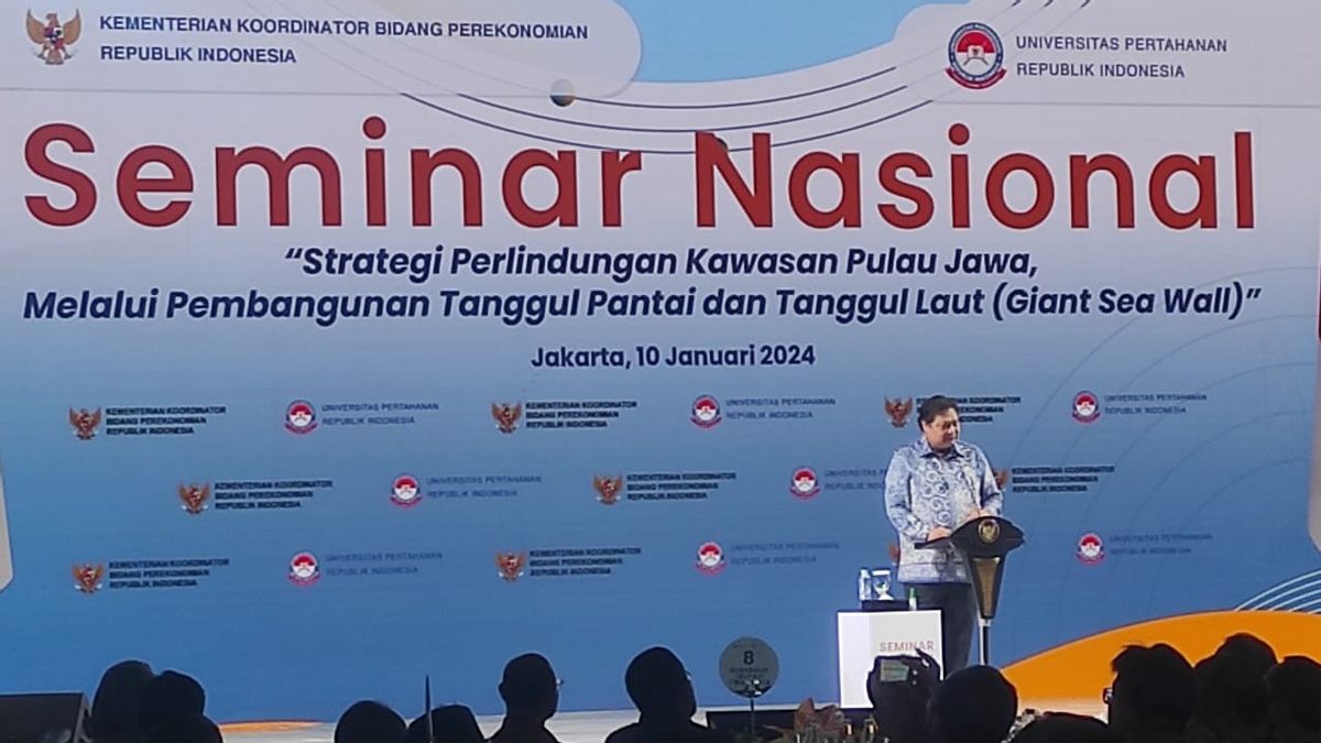 Pantura Threatened To Sink, Coordinating Minister Airlangga: Jakarta Has The Potential To Lose IDR 10 Trillion
