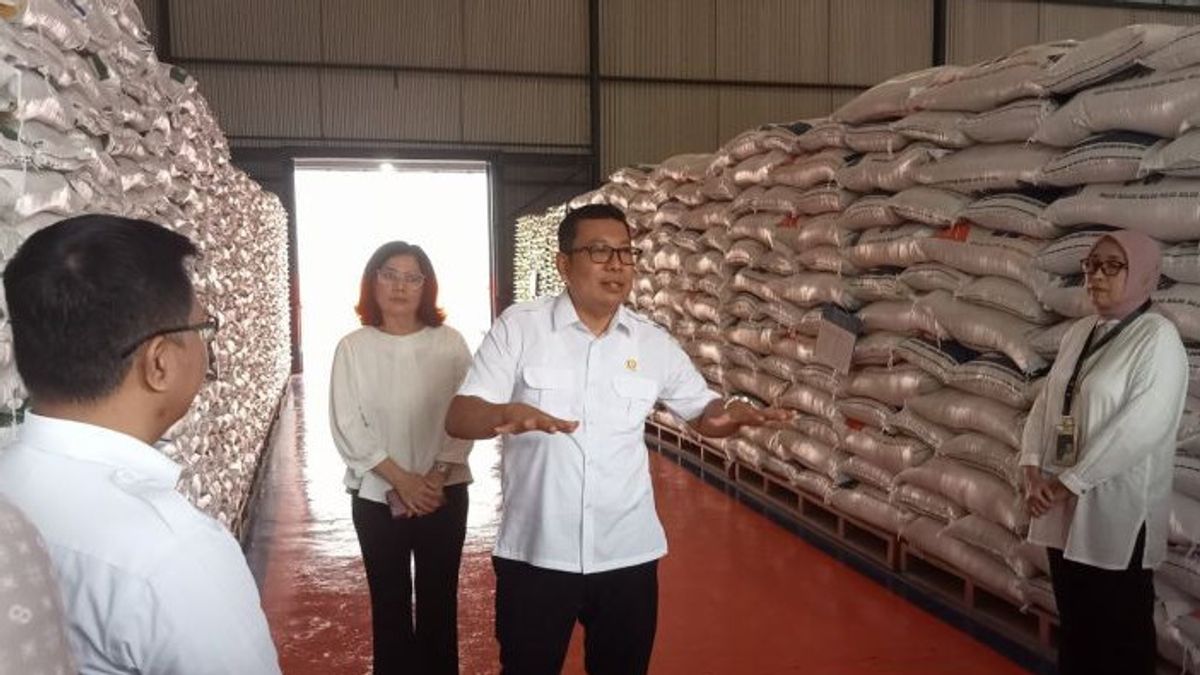 The National Food Agency Ensures That Rice Stock In Bulog Warehouse Is In Good Condition