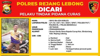 This Is The Face Of The Naked Robber Who Was Being Chased By The Rejang Lebong Bengkulu Police