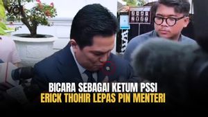 The Moment Erick Thohir Released The Minister's Pin When Interviewed About The National Team