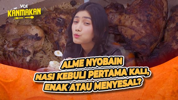Pertama Kali Cobain Nasi Kebuli, Alme langsung Setop Makan?