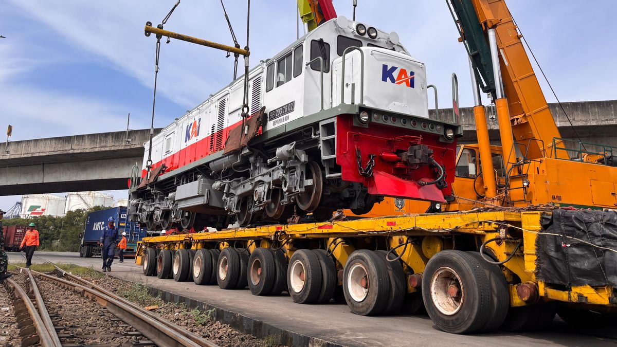 KAI Logistics Distributes 4 Hydraulic Locomotives to Strengthen Operational Readiness for Lebaran Transportation