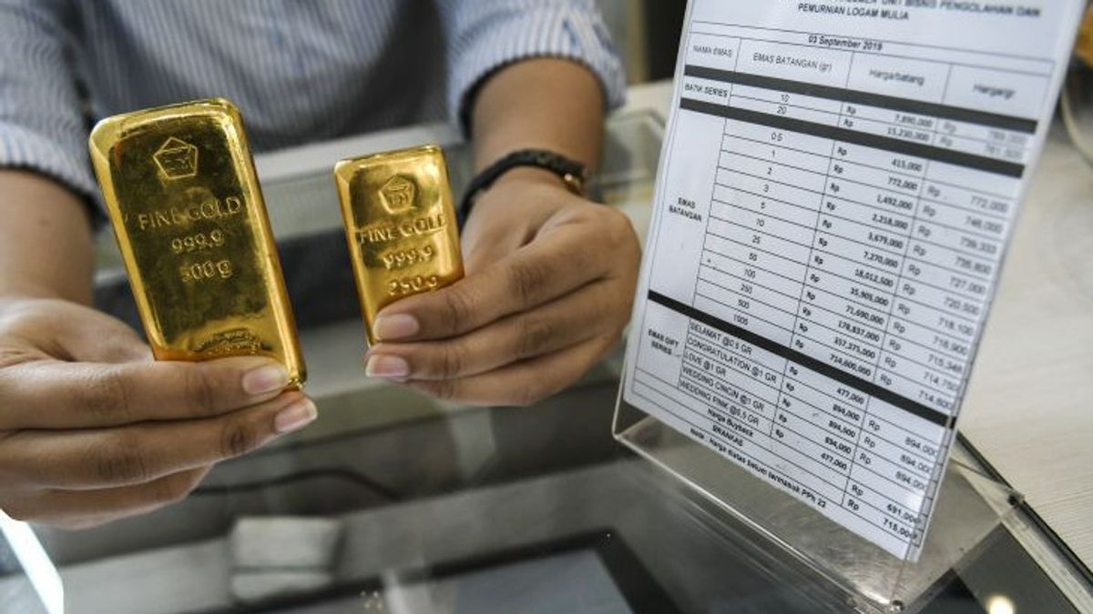 After Falling, Antam's Gold Price Rose To IDR 1,062,000 Per Gram