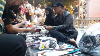 حفل Blackpink في GBK ، يكسب تاجر الملحقات هذا 3 ملايين روبية إندونيسية في اليوم