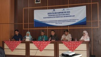 IPB大学の支援は、ハラール認証の義務を果たすために、CiwalenのMSMEを準備します