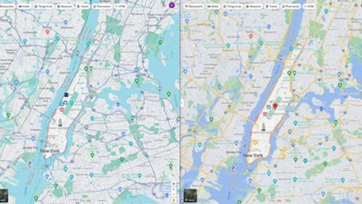 Google Maps Redesigned Becomes Similar to Apple Maps