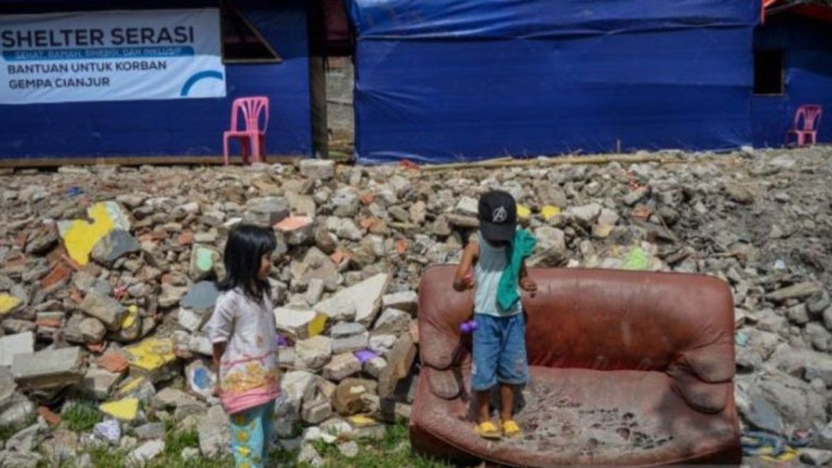 地震から6か月後、3,756人のCianjur住民が依然として現金以外の支援を受けています