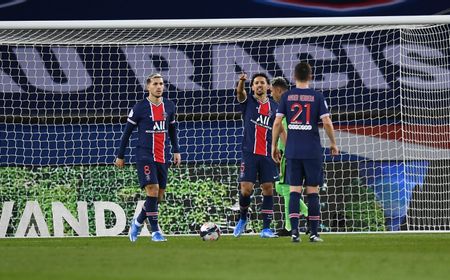 Perkasa di Liga Champions, PSG Keok dari Monaco 0-2 di Ligue 1