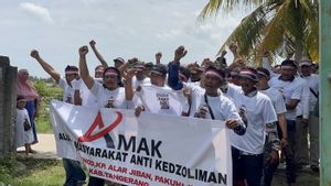 Aksi Massa Mengaku Dikepung Preman Suruhan Kades Kohod Arsin