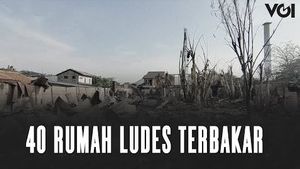 VIDEO: Diduga Korsleting Listik, 40 Rumah di Cakung, Jaktim, Ludes Terbakar