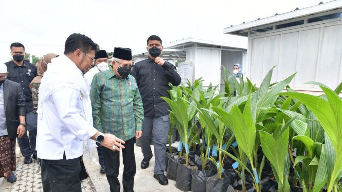マールフ・アミン副大統領、農業が危機の際の柱となるよう奨励