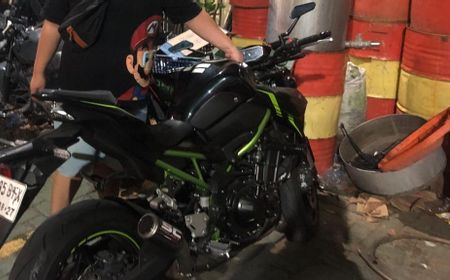 Teknologi Canggih Kawasaki Z900 Membuat Dua Pencuri di Tambora Kelelahan Lalu Meninggalkannya di Jalan