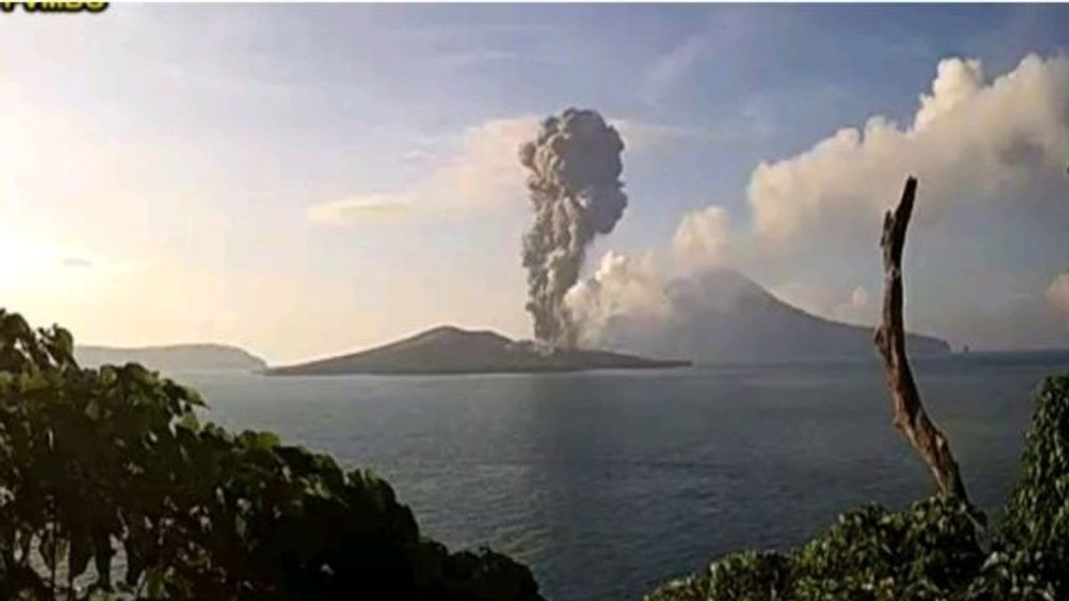 Mount Anak Krakatau Erupts Again Saturday Morning, Alert Status Level III