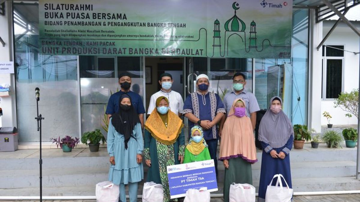 "Berkah Ramadan" Program PT Timah Bagikan Sembako untuk Masyarakat Bangka Tengah