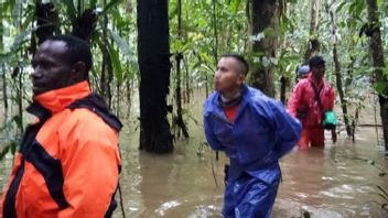 فريق SAR يبحث عن 2 صيادة ضالات في نهر ماندوبو بوفن في بابوا