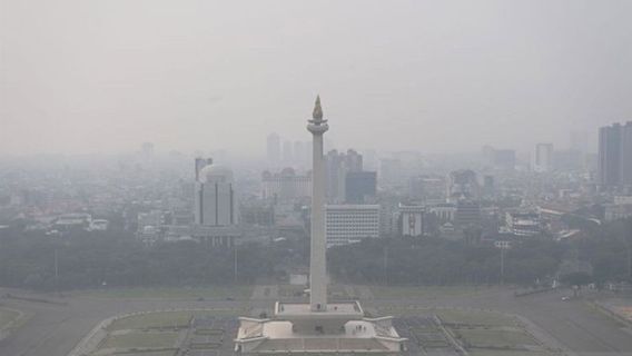 جاكرتا - جودة الهواء في جاكرتا هذا الصباح هي الأسوأ في الترتيب رقم 10 في العالم
