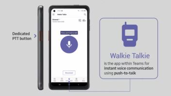 Microsoft Teams Bisa Ubah Ponsel Jadi  <i>Walkie-Talkie </i>Jadul