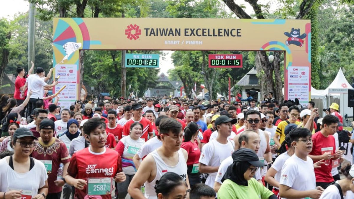 Taïwan excellence Happy Run 2024: Le thème de la condition physique, du plaisir et des meilleurs produits taïwanais à Jakarta