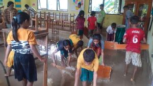 Hujan 2 Hari, 40 Rumah di Desa Niunbaun NTT Terendam Banjir 