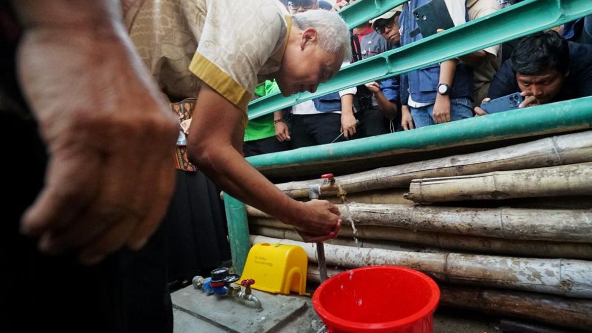 Ganjar Pranowo Buka SPAM Gandrungmangu Cilacap, Masyarakat Terbebas dari Krisis Air Bersih