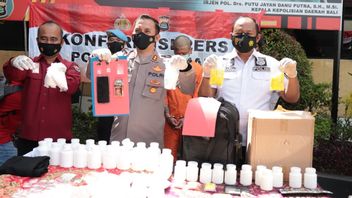 Youth From Blitar Who Owns Methamphetamine And Thousands Of Koplo Pills Arrested In Tabanan
