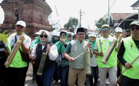 Bunyikan Kentongan, Muhaimin Ajak Warga Sidoarjo Cegah Kecurangan Pemilu