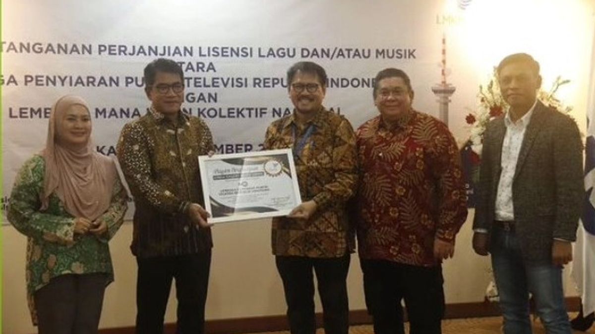 LMKN Reaches Agreement With TVRI To Pay Music Royalties According To Tariffs