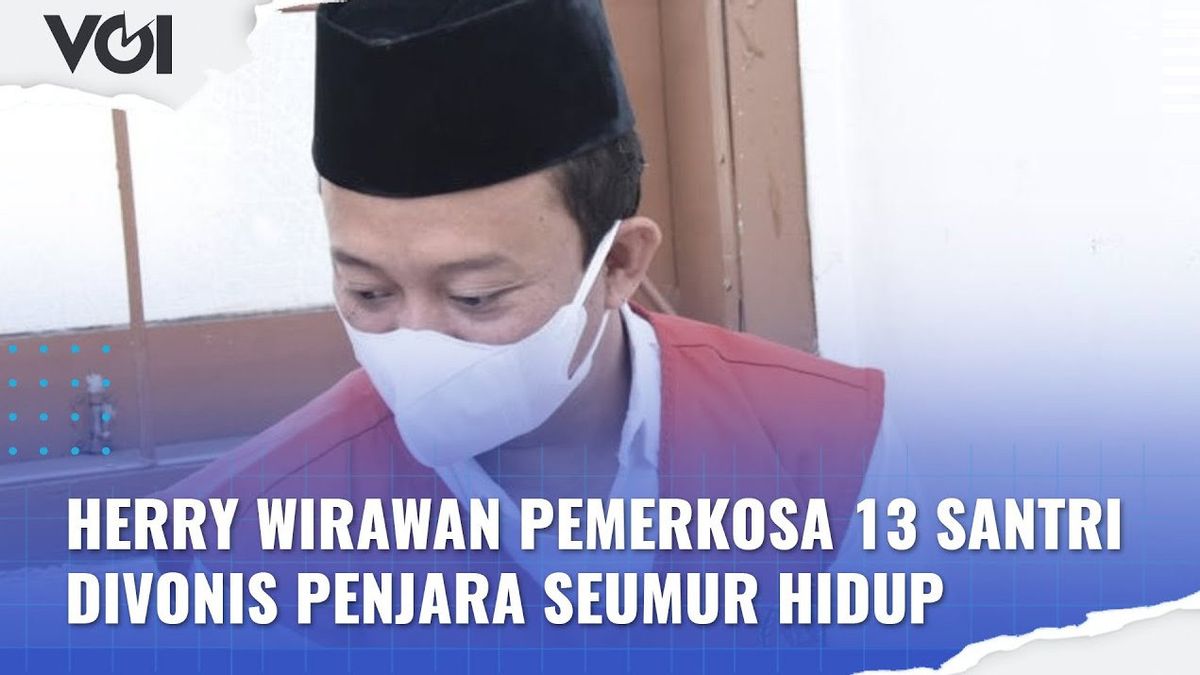 VIDEO: Herry Wirawan Terdakwa Pemerkosaan 13 Santri di Bandung Terhindar Hukuman Mati