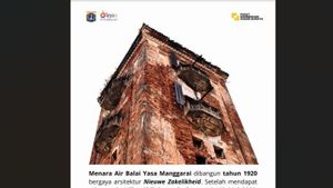 Jejak Arsitektur Hindia Baru, Menara Air Manggarai jadi Cagar Budaya