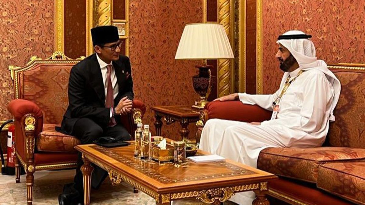 サウジアラビアの大臣に会ったサンディアガ・ウノは、インドネシアのクリエイティブな製品がメッカ巡礼とウムラの間に広く使われることを望んでいます