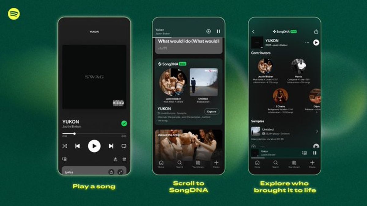 Spotify lance la fonction SongDNA, rendant difficile d’arrêter d’écouter de la musique