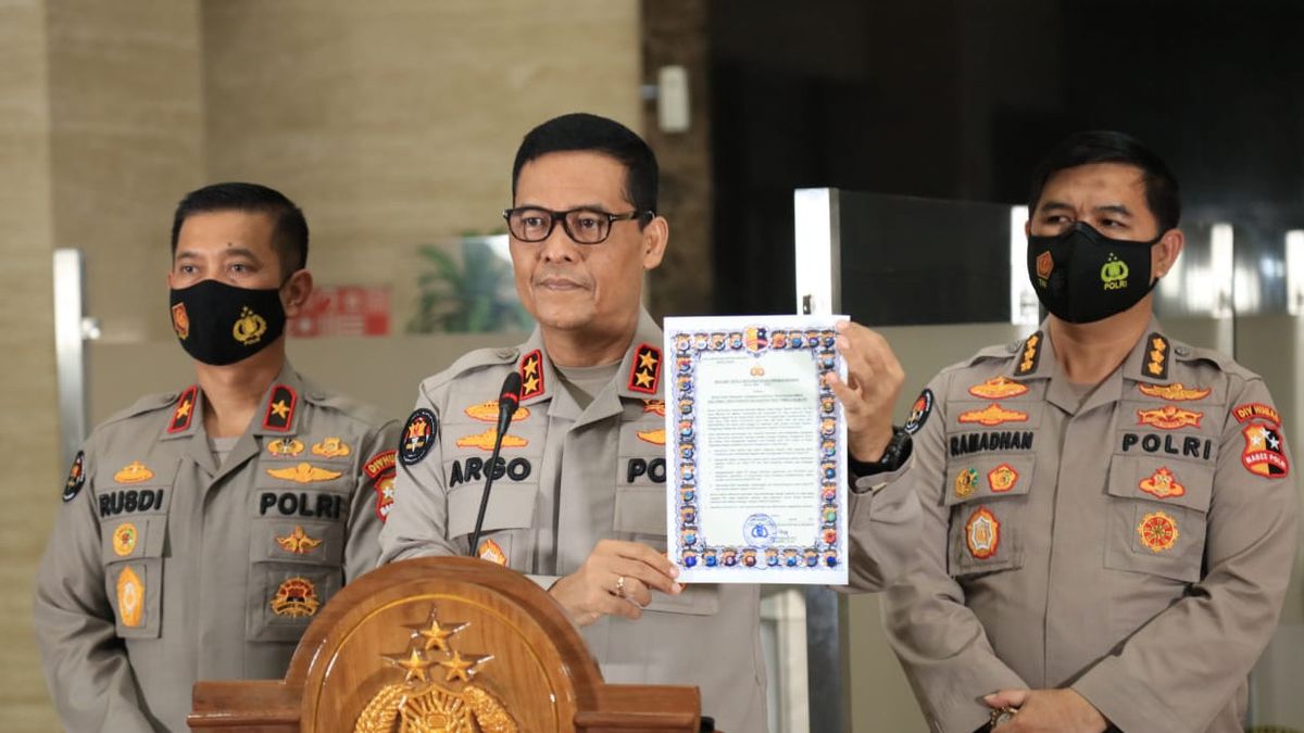 Polisi Jamin Kerahasiaan Identitas Bagi Masyarakat yang Laporkan Kegiatan FPI