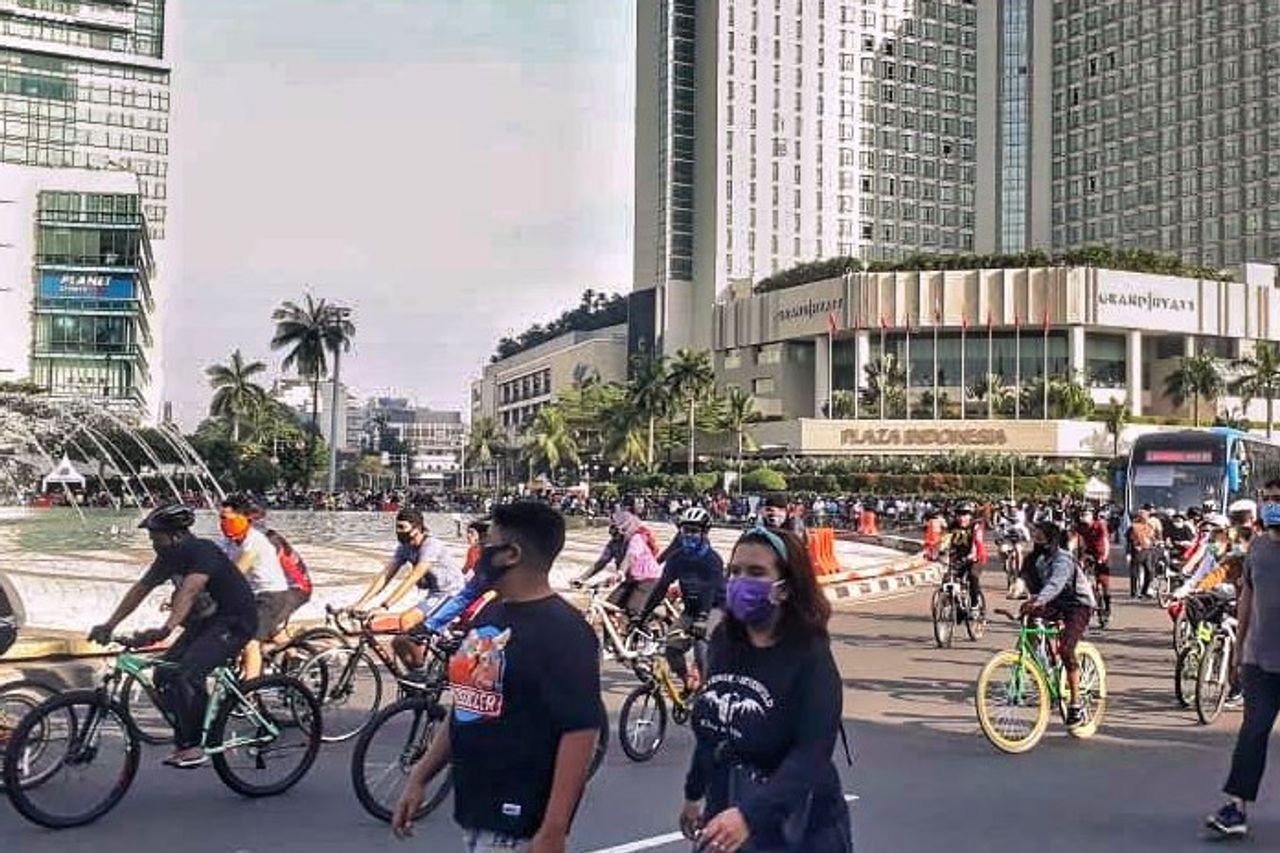 Une Fois Abattu, Le CFD De Sudirman-Thamrin A De Nouveau été Fermé