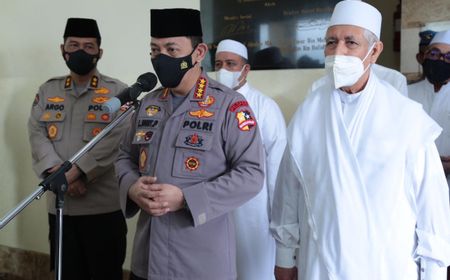 Silaturahmi ke Rabithah Alawiyah, Kapolri Bicara Keamanan dan Penerapan Prokes