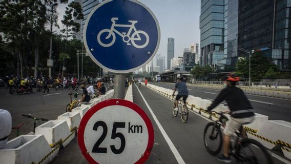 Anies Baswedan's Subordinates Hope That The Bicycle Lane Project Budget Will Not Be Refocused