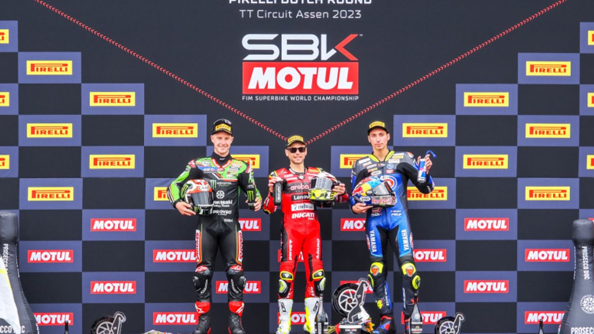 Alvaro Bautista Menangi Race 1 World Superbike 2023 di Sirkuit Assen, Belanda