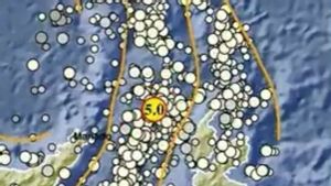 Gempa Magnitudo 5,0 Guncang Halmahera Barat