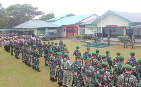 Petakan Daerah Rawan, 300 Anggota TNI Kodim 1206/Putussibau Amankan Pencoblosan Pemilu 2024 di Kapuas Hulu