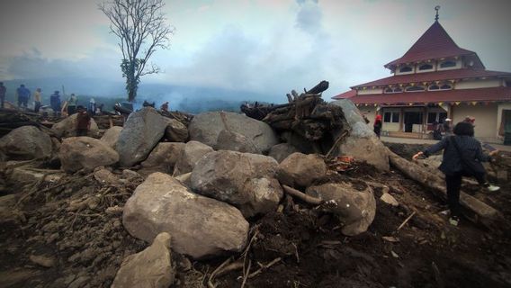 BNPB: The Residual Rock Explosives Of Marapi Lava Floods Are Safe