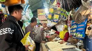 Satgas Pangan Polres Pelabuhan Tanjung Priok Sidak Toko Beras di Pasar Muara Angke, Ini Temuannya
