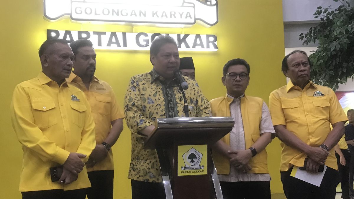 Airlangga Calls Prabowo Registration To KPU After Rapimnas Golkar