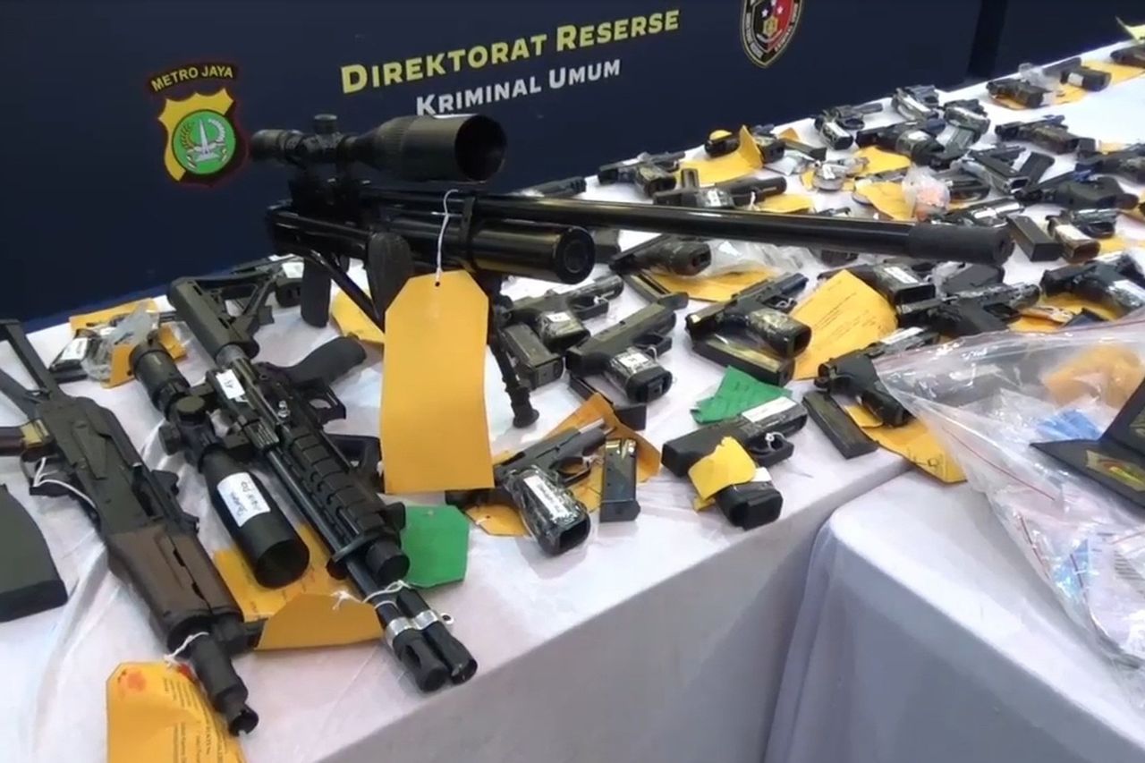 Dismantle Illegal Senpi Circulation, Polda Metro Sita 44 Puncuk And Thousands Of Bullets